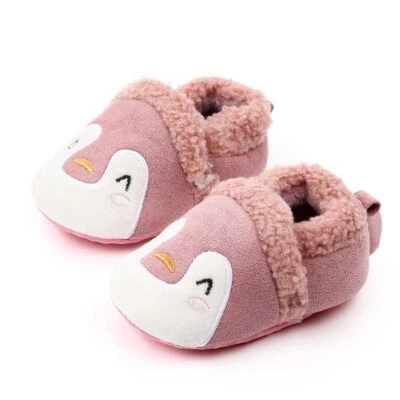 Baby Girls/Boys Animal Slipper-3months-18months, Pink, Brown - Image 1 of 2