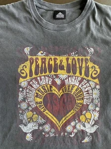 Rock and Roll Hall of Fame PEACE & LOVE T-Shirt - 1969 Summer of Love, M Med Tee - Bild 1 von 13