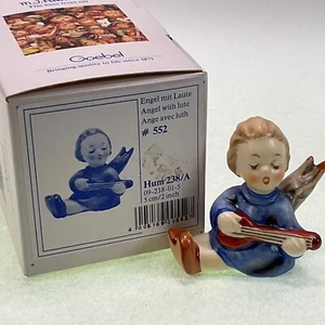 Hummel Goebel Engel mit Laute 1991-2000 Germany 238/A TMK-7 mit Box - Bild 1 von 5