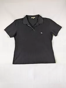 Polo Burberry uomo XL nera maglia manica corta nova check golf britannico - Foto 1 di 10