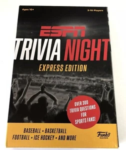 New Sealed Box Funko Games ESPN Trivia Night Express Edition Sports Trivia Game - Picture 1 of 7