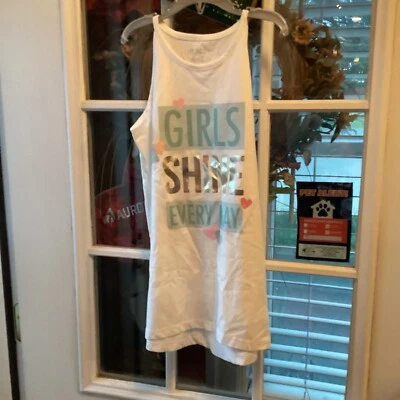 Nueva camiseta sin mangas para niños Place niñas talla L 10-12 niñas brilla todos los días nueva con etiquetas Foto 1 de 4