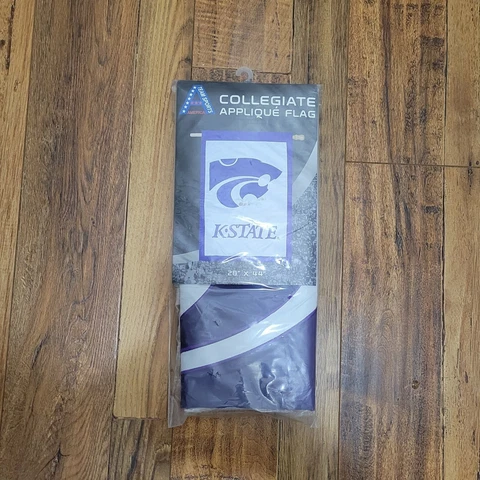K State University Decorative House Flag 28" x 44" Kansas State Wildcats Flag Cover