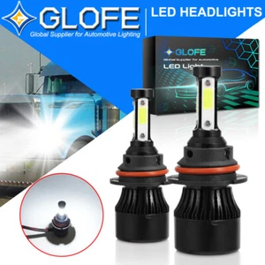 for Peterbilt Pete 2000-2016 Headlight Lamp 2X 9007 LED Conversion Combo Bulbs - Picture 1 of 8