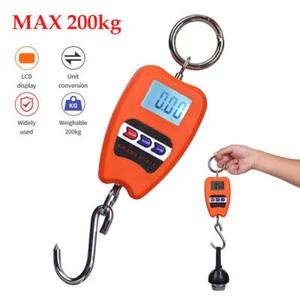 Profi Hängewaage Digital 200Kg LCD Zugwaage Wildwaage Industriewaage Waage DE - Bild 1 von 11