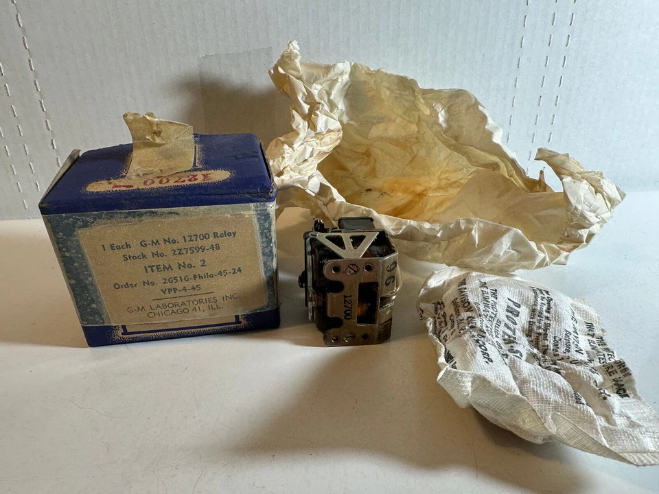 G-M Laboraties 12700 Relay Stock 2Z7599-4 Item 2 VPP-4-45 Brand New Open Box - Image 1 of 1