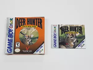 Deer Hunter Authentic Original Nintendo Game Boy Color Box & Manual ** - Picture 1 of 23