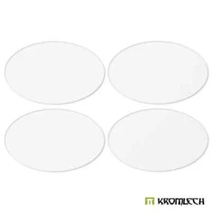 BASES ACRÍLICAS TRANSPARENTES KROMLECH: OVALADAS 150X94MM - Imagen 1 de 2