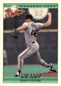 1992 Donruss The Rookies Pat Rapp RC San Francisco Giants #99 Baseball Card - Picture 1 of 2
