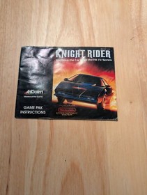 Videogioco Nintendo NES Manuale Istruzioni Cavaliere Cavaliere