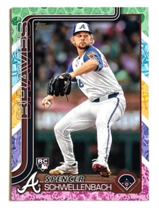 2025 TOPPS SPENCER SCHWELLENBACH EASTER EGG PASTEL ATLANTA BRAVES RC #103 - Picture 1 of 1