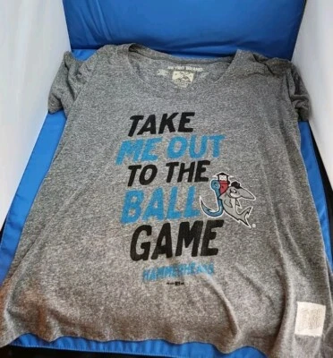 MiLB Jupiter Hammerheads Shirt Women's XL Minor League Baseball Florida. Marlins - Image 1 of 4