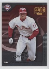 2001 Donruss Signature Series Signature Proof /175 Scott Rolen #48 HOF