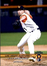 2019 Las Vegas Aviators Choice 10 Ryan Dull Winston-Salem North Carolina NC Card