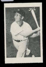 1955 All American Sports Club #266 Davey Williams Giants Hand Cut LOOK!
