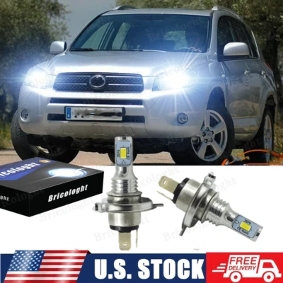Para Toyota Rav4 2001 2002 2003 2004 2005 - Faros LED bombillas haz alto/bajo 6000K Foto 1 de 4