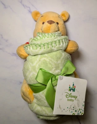 Disney Baby Winnie the Pooh Plush Character and 30 x 30 Blanket - Изображение 1 из 4