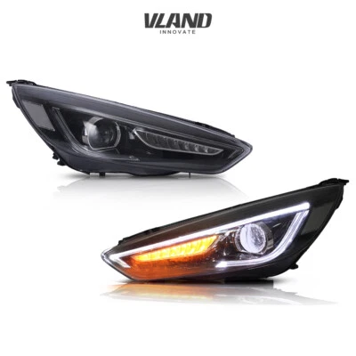 VLAND LED Headlights For 2015-2018 Ford Focus Sedan/Hatchback LED Rear Lamps - image 1 of 4