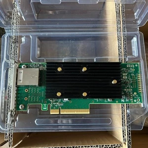 LSI Broadcom 9400-8e PCIe-SAS SATA PCIe 3.1 x 8 12Gb HBA Raid Card Controller - Picture 1 of 3