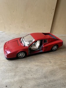 Burago N° 3019 Diecast Ferrari Testarossa (1984) - Red - Boxed - Damaged - Picture 1 of 5