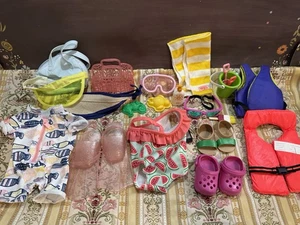 LOTE de Traje de Baño Nuestra Generación para Muñecas de 18" Rebanada de Diversión Verano Playa - Imagen 1 de 23