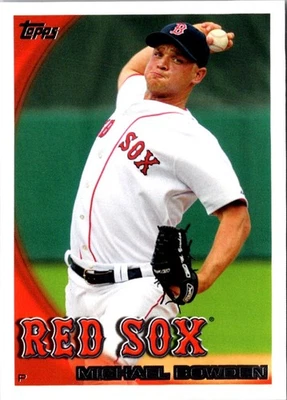 2010 Topps Michael Bowden #499 Boston Red Sox Baseball Card - Image 1 of 2