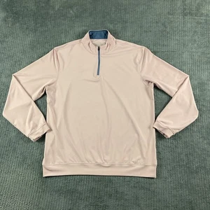 Barstool Sports 1/4 Zip Mens Large Pink Golf Long Sleeve Performance Stretch - Picture 1 of 11