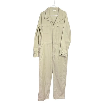 Mono de terciopelo rosa para mujer 2X beige chino carpintero manga larga nuevo con etiquetas Foto 1 de 4