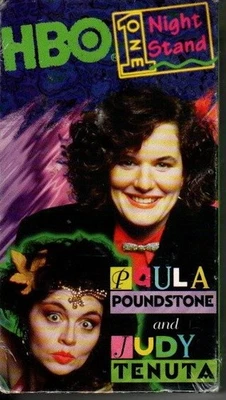 HBO One Night Stand: Paula Poundstone and Judy Tenuta (VHS, 1988 & 1989) NEW - Image 1 of 3