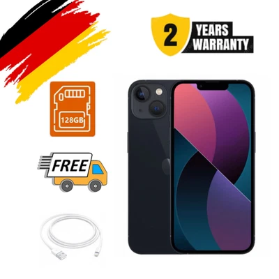 NEU Apple iPhone 13 mini - 128GB - Midnight (Ohne Simlock) (Dual-SIM) ✔️OVP - Bild 1 von 4