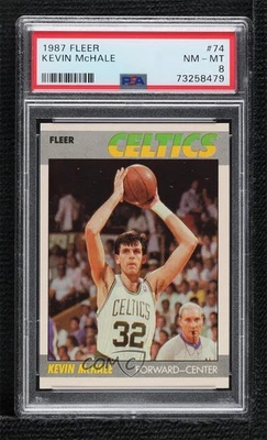 1987-88 Fleer Kevin McHale #74 PSA 8 HOF - Image 1 of 2
