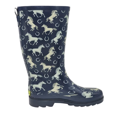 Botas de Lluvia Western Chief Mujer 6 Caballos Impermeables Altas Goma Energética Equinos Foto 1 de 4