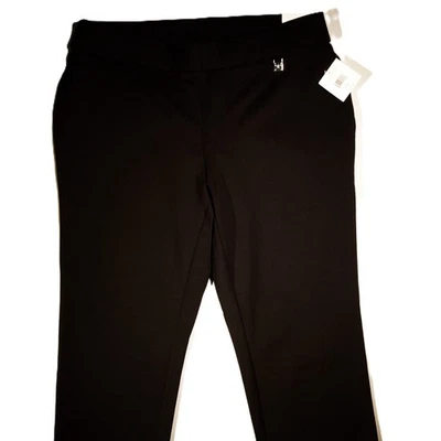 RAFAELLA Pants sz 16W  Black  Slim Leg  Pull-On Trouser  Comfort Waistband  NWT - Image 1 of 4