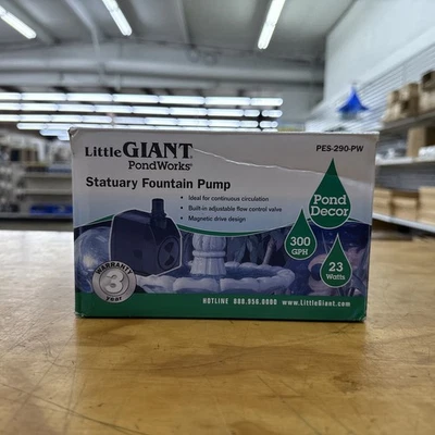 LittleGiant PondWorks 雕像喷泉泵 23 瓦型号 PES-290-PW — 第 1/4 张图片