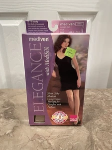 Mediven 25802 30-40 mmHg Waden Kompressionsstrümpfe Closed Toe Beige II Petite - Bild 1 von 4