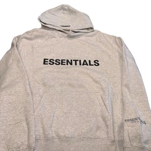 Sudadera con Capucha Fear of God Essentials Avena Ligera Talla Grande Nueva con Etiquetas - Imagen 1 de 6