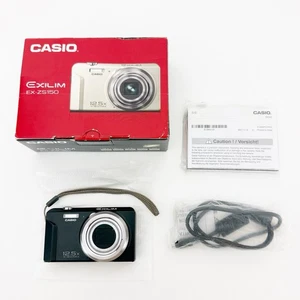 Casio Exilim EX-ZS150 Kamera Digitalkamera Schwarz in OVP 16.1 MP Getestet - Bild 1 von 11