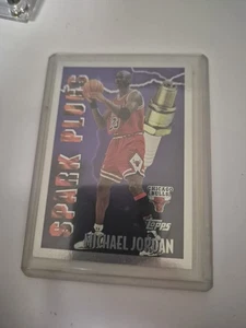 1995-96 Topps Michael Jordan Spark Plugs #SP2 Bulls - Picture 1 of 3