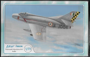 'OB  Azur/FRROM  Dassault Mystere IVA  (India?)  1/72  FR 022 'Contents SEALED' - Picture 1 of 10