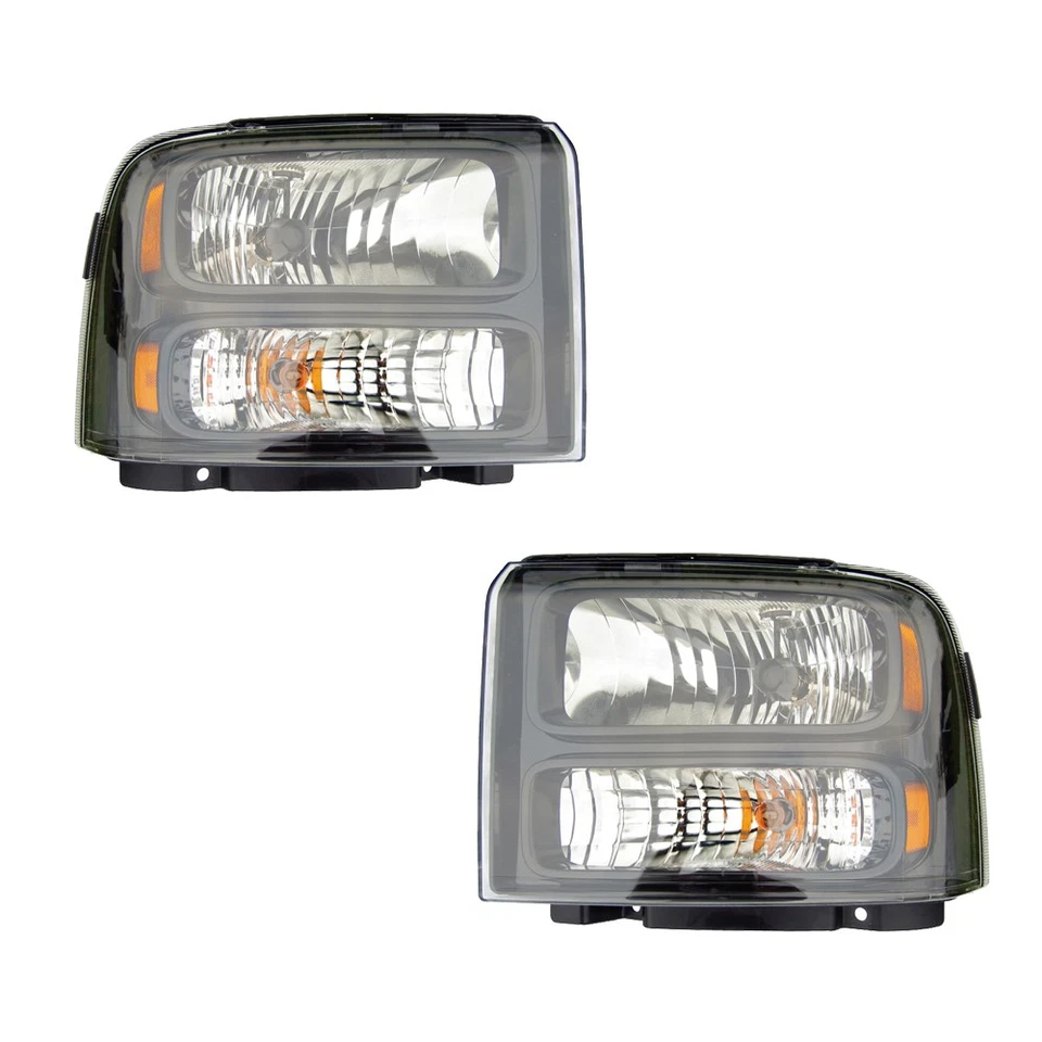 Juego de pares de faros para 05-07 Ford Super Duty/F250 (Harley Davidson) Foto 1 de 1