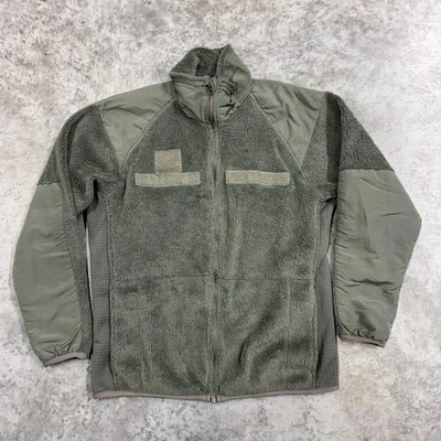 Polartec Fleece Jacket Mens X Small Short Green ECWCS Gen III Cold Weather USGI - Image 1 of 4