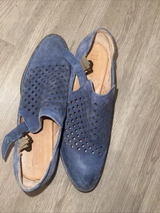 Damenschuhe Born Nanna blau Wildleder Größe 7,5 neu ohne Karton schneller Versand - Bild 1 von 10