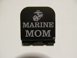 Marine Mom Laser Etched Aluminum Hat Clip Brim-it - Picture 1 of 9