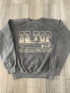 Sudadera pequeña gris ZZ Top Gimme All Your Lovin' ¡Envío gratuito! - Imagen 1 de 5