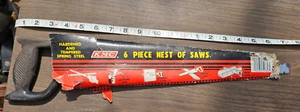 KMC "6 Piece Nest of Saws" Hardened Tempered Spring Steel Rust Vintage - Picture 1 of 6