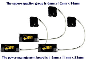 DCC Concepts Zen 3-Wire Medium Stay Alive ~ Black & Blue+ Decoders DCD-SA3-MD.3 - Picture 1 of 4