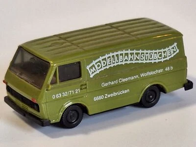 Herpa Zweibrücken Cleemann modellismo ferroviario VW LT veicolo ferrovia H0 1:87 - Immagine 1 di 4