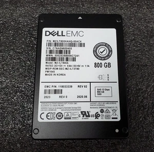 SSD Dell EMC Enterprise Class 800 GB SAS 12 Gb/s MZ-ILT800A MZILT800HAHQ-00AC4 - Imagen 1 de 3