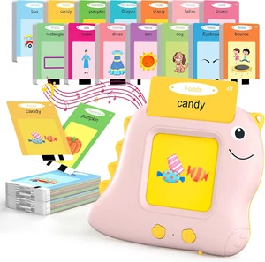 Toddler Kids Talking Flash Cards with 224 Sight Words, Speech Therapy Autism Sen - Picture 1 of 12