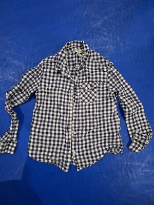 Cherokee Blue/White boy's checkered dress shirt - Youth size L/G (10/12) - Image 1 of 3